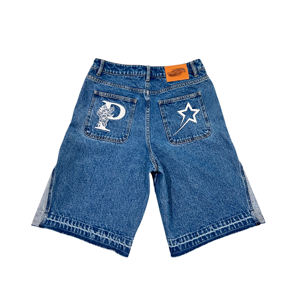 STAR DENIM JORTS