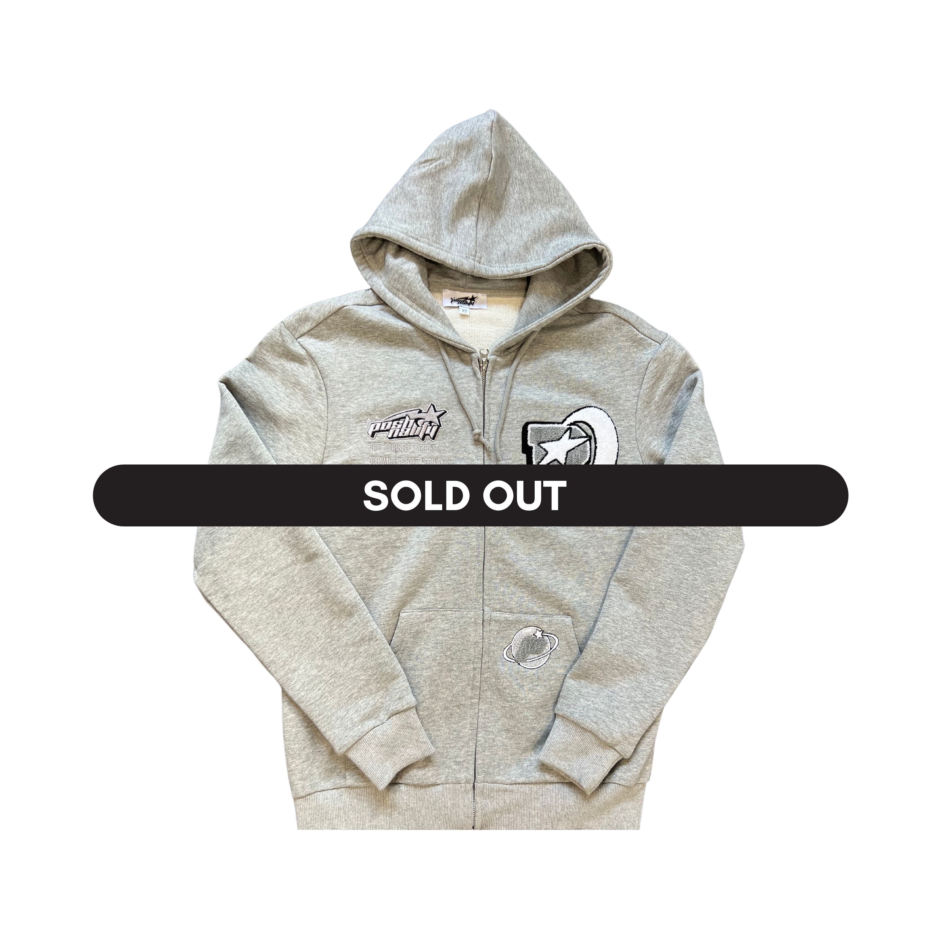 GREY TRACKSUIT SET
