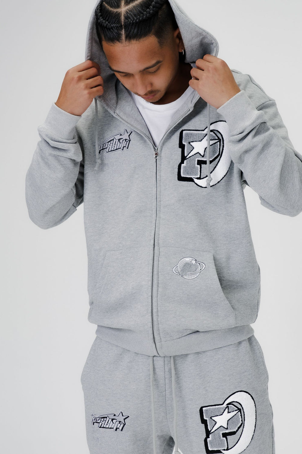 Grey Tracksuit Set
