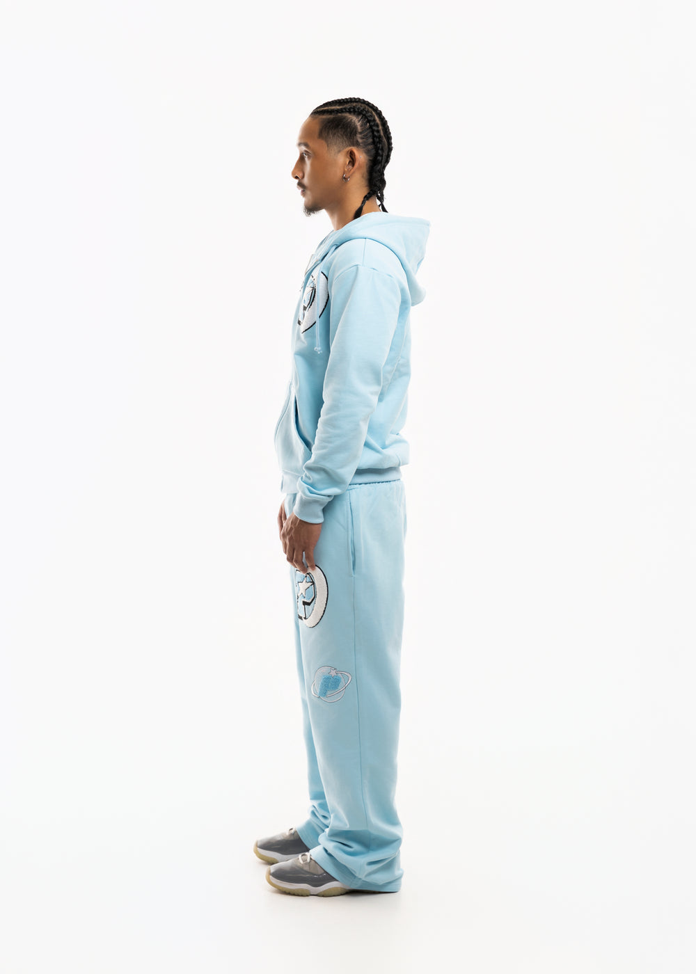 Baby Blue Tracksuit Set